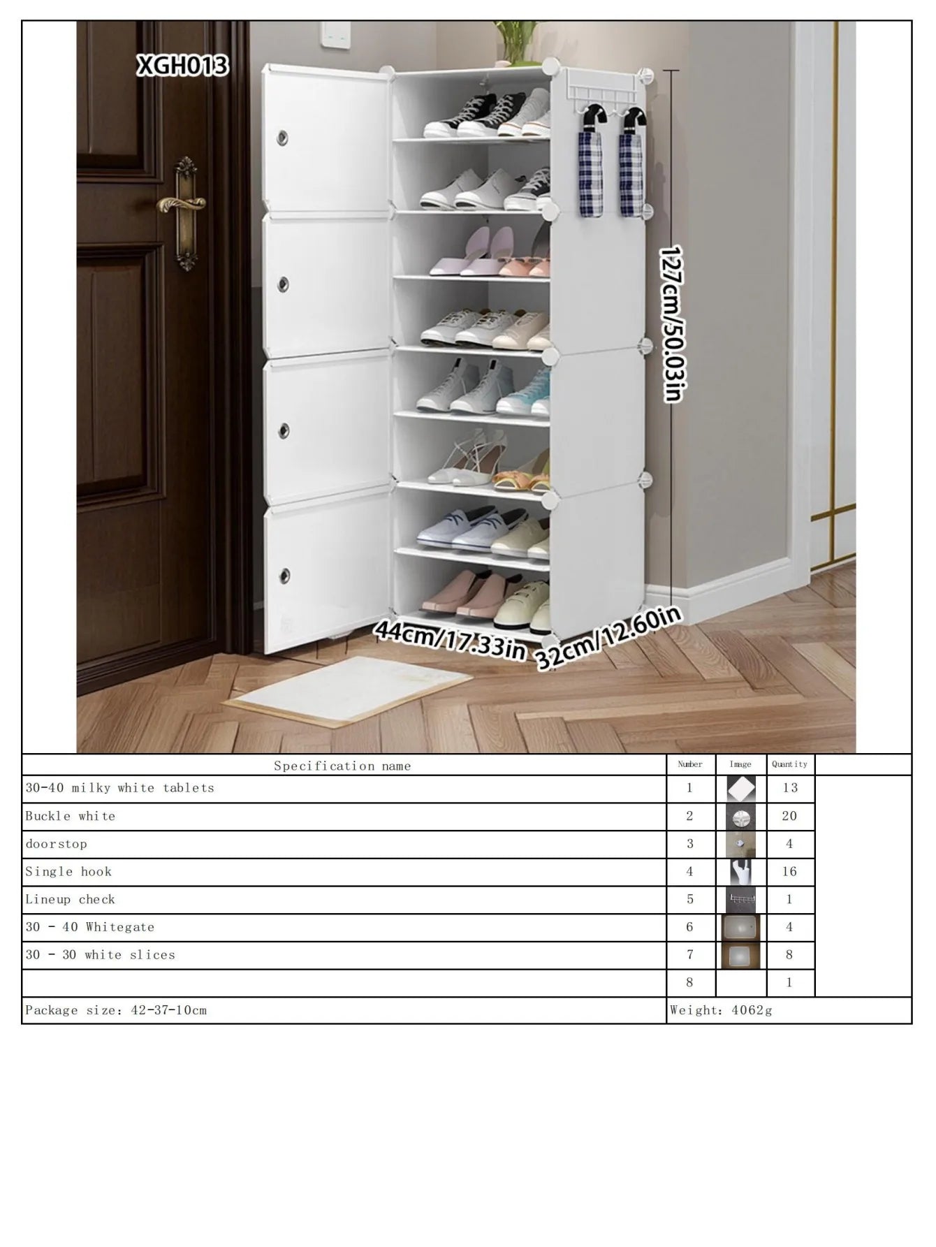 Shoe Rack Simple Home Entrance Indoor Good-Looking Storage Dustproof Dormitory Bedroom Rental House Plastic Shoe Cabinet