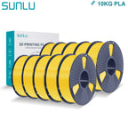 SUNLU PLA 3D Printer Filament 1.75mm - 10 Rolls x 1KG | Neatly Wound