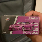 POP RACE 1:64 Tokyo Auto Salon Hong Kong 2025 RWB 997 Top Secret GT300 Supra NSX Diecast Car Model