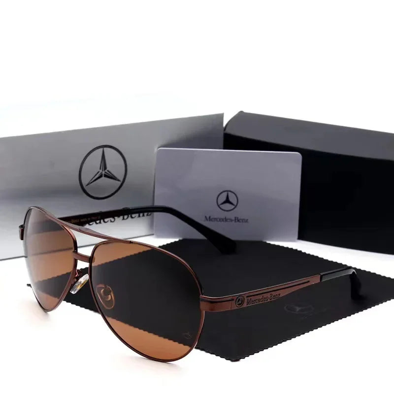 Driver goggles For Mercedes High luxury men driving polarized sunglasses, brand luxury design anti glare, men and women