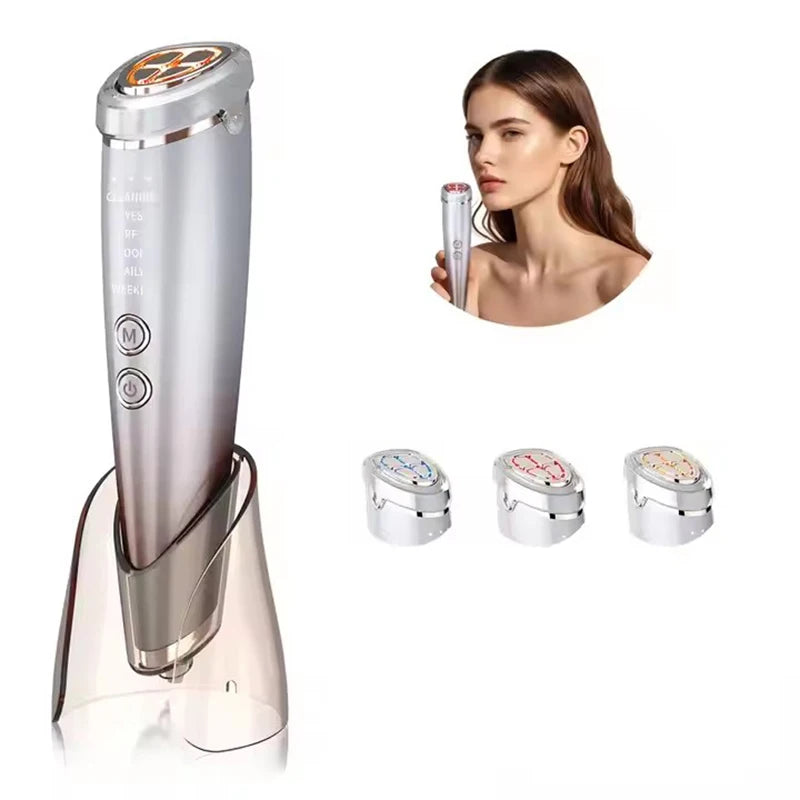 EMS Facial Massager High Frequency 6IN1 Face Lifting Microcurrents for Face and Eyes Tightening  RF Beauty Health Face Care Tool