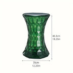 Storage Stool - Luxurious Acrylic Transparent Stool - Multi-purpose Bathroom Stool & Living Room Stool