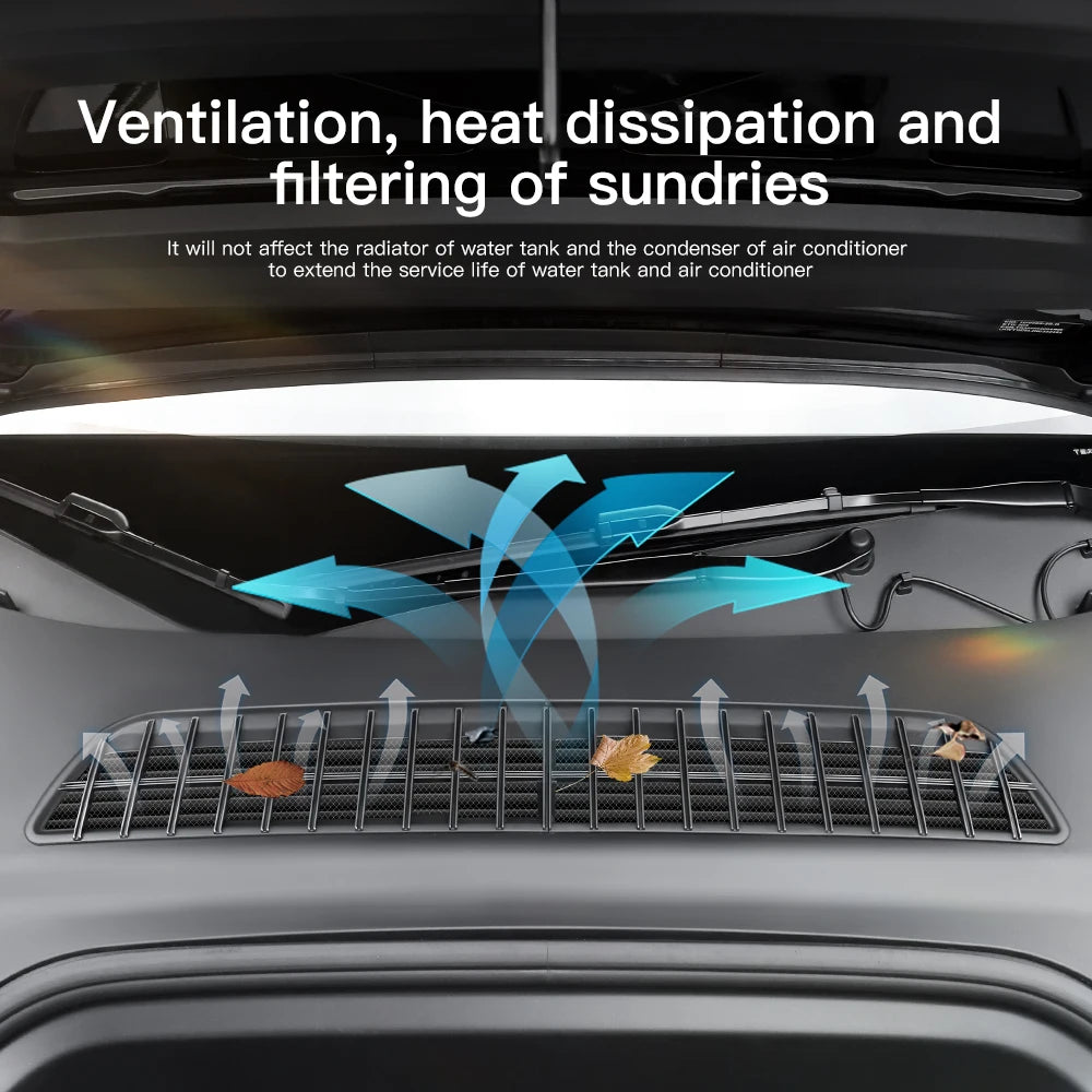 YZ Air Intake Cabin Debris Filter For Tesla Model 3 Highland Model Y Juniper 2021-2025 Insect-proof Net Air Inlet Protective
