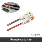 120A 1200V Waterproof Male Female Connector 10mm2 Big Current Parking Air Conditioner Plug Electric Forklift Generator Connector