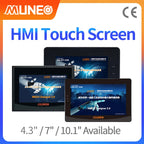 MUNEO  4.3 7 10 inch LED Touch Screen for PLC Ethernet Touch Panel HMI Touch Screen Support USB Flash Disk USB Ethernet Download