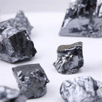 Natural Rough Raw Terahertz Stone Energy Stones Crystal Metallic Luster Mineral Specimen Garden Aquarium Healing Reiki Energy