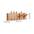 Wood Wall Coat Rack Clothes Organizer Piano Keys Clothes Dress Hanger Shelf Hat Backpack Dressing Rooms Storage Hanger Space