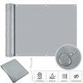 Balcony Privacy Screen Cover Fence Patio Waterproof Shade Cloth 95% UV Protection Shield Deck Shade Sail Garden Porch Pool Decor