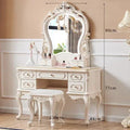 Kids Baby Wedding Dresser Table Men Beige Legs Make Up Storage Dressing Table White Drawers Penteadeiras De Maquiagem Funiture