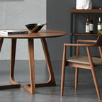 Nordic Round Table Solid Wood Table Family Small  Living Room Simple Modern Dining Table Furniture Dining Round muebles