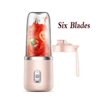 Double Cup Multifunction Usb Fruit Mixers Juicers Portable Electric Juicer Blender Fruit Juicer Cup Food Milkshake Juice Maker