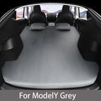 For Tesla Model 3 Model Y 2017-2025 Inflatable Air Mattress Outdoor Camping Inflatable Special Suede Fabric Car Travel Bed