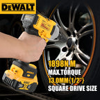 DEWALT Impact Wrench 1/2" Inch High Torque With Hog Ring Anvil 20V Brushless Cordless Wrench Dewalt Power Tools DCF900