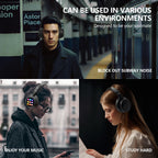 Siindoo JH-822Plus Wireless Headphone with Detachable Full Color Touch Screen BT5.4 Translation Function AI Assistant Smart Chat