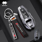 Alloy Car Key Case Cover Shell Fob For Audi A1 A3 Q2L Q3 S3 S5 S6 TT TTS Q7 Q5 A6 A4 A4L Q5L A5 A6L A7 A8 Q8 S4 S8 Accessories