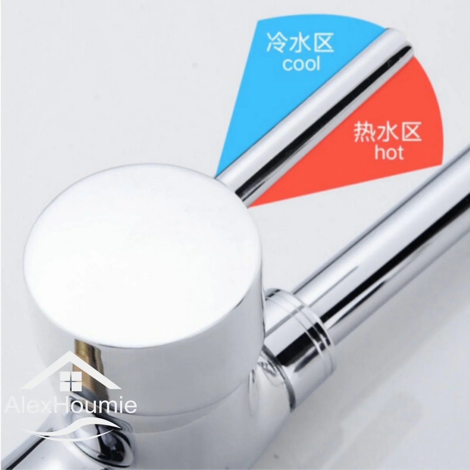 Chrome Finish Kitchen Faucet with Flexible Arc 360 Degree Rotatable Sprayer Stainless Steel Bathroom Sink Wall Mount Water Mixer