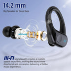 Wireless Earbuds Bluetooth Headphones, TWS Ear Buds with Deep Bass, 75H Playtime, Power Display, IPX7 Waterproof in Ear Earphone