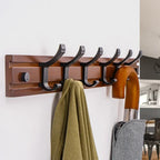 Nordic Fashion Style Bedroom Furniture Coat Rack Clothes Hanger Hooks Living Room Closet Bamboo Hat Racks Coat Hanger Wall Hook