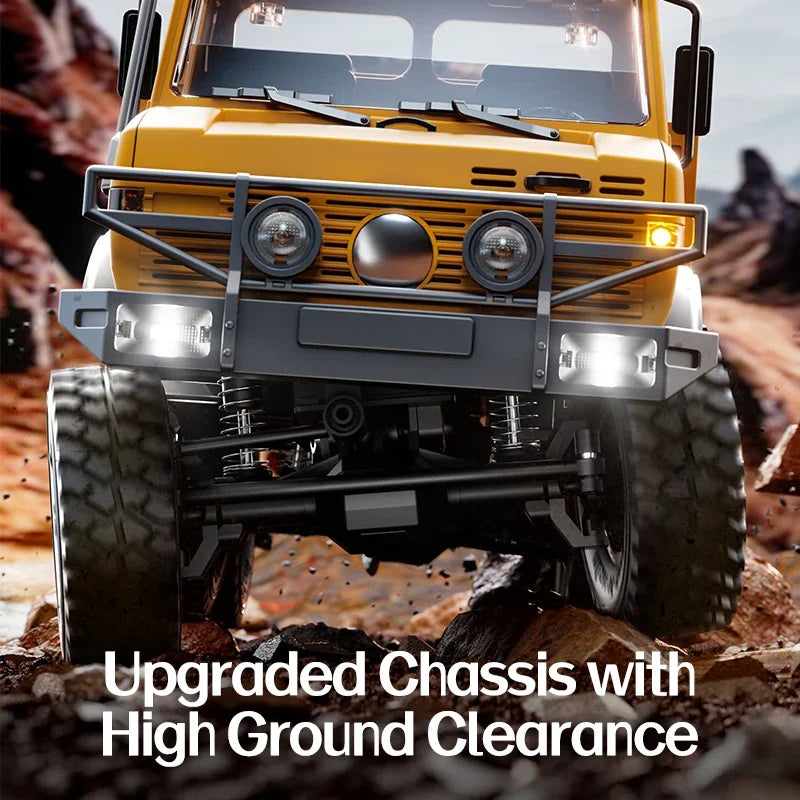 C8823 6WD RC Car 1/18 Off-road Remote Control Vehicle 2.4G High Speed Climbing Transport Rescue Crawler Model Toys for Children