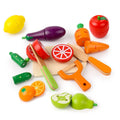 Simulation Kitchen Pretend Toy Wooden Classic Game Montessori Educational Toy For Children Kids Gift Cutting Fruit Vegetable Set