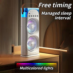 2025 5 Port Air Cooler Fan Oscillating Mist Fan with Aromatherapy, Col