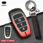 3 4 Buttons New Car Smart Key Case Cover For Hyundai N Performance Tucson Solaris Sonata Hybrid NEXO NX4 Santafe dn8 Accessories