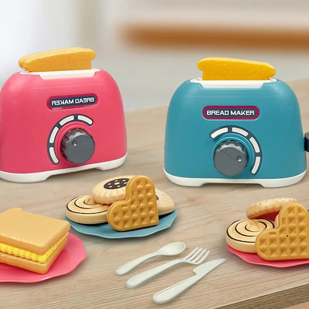 Funny Multicolor Cooking Playset Plastic Microwave Playing House Kitchen Toy Simulation Design Gas Stove Baking Playset Play