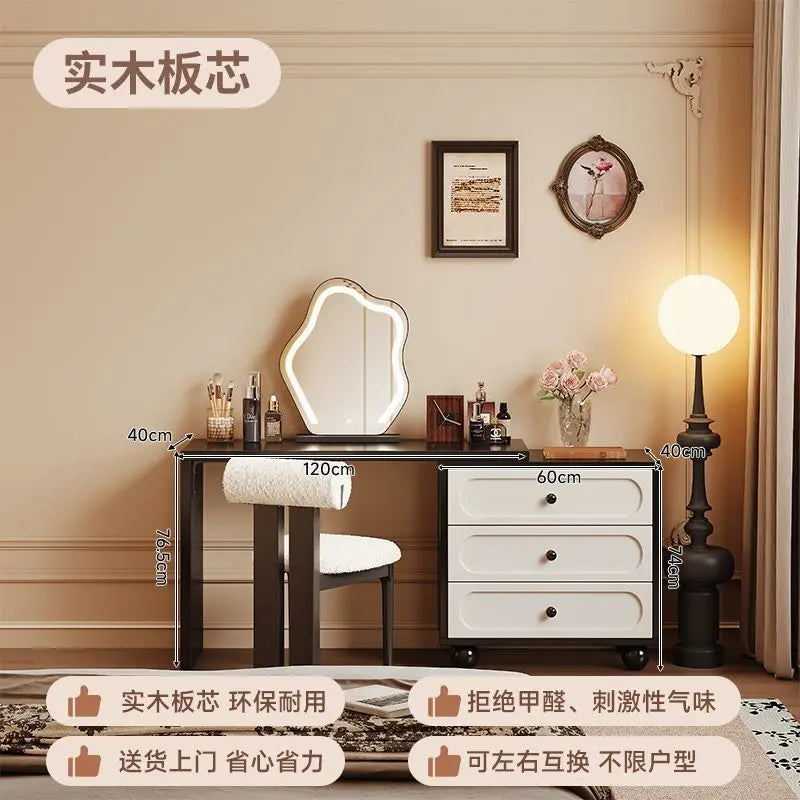 Corner dresser chest integrated antique modern bedroom simple bedside cabinet new retro makeup table