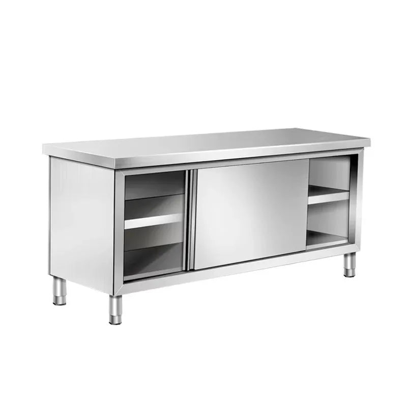 Custom Stainless Steel Kitchen Workbench Commercial Food Prep Table for Hotel and Catering Kitchen