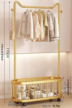 Household Clothes Hanger Floor-standing Bedroom Simple Clothes Hanger Clothes Rack Popular Coat Rack Clothes Hanger Storage