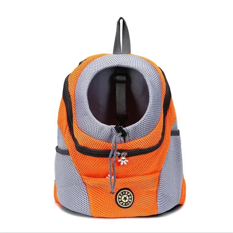 New Portable Double Shoulder Pet Carrier Backpack - Outdoor Travel Mesh