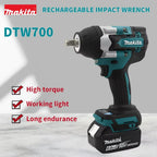 Makita Brushless DTW700 Electric Impact Wrench Cordless Electric Wrench 1/2 inch for Makita 18V Battery Screwdriver Power Tools