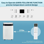 Jojoka Portable Air Conditioner with Remote Control, 10000 BTU Portabl
