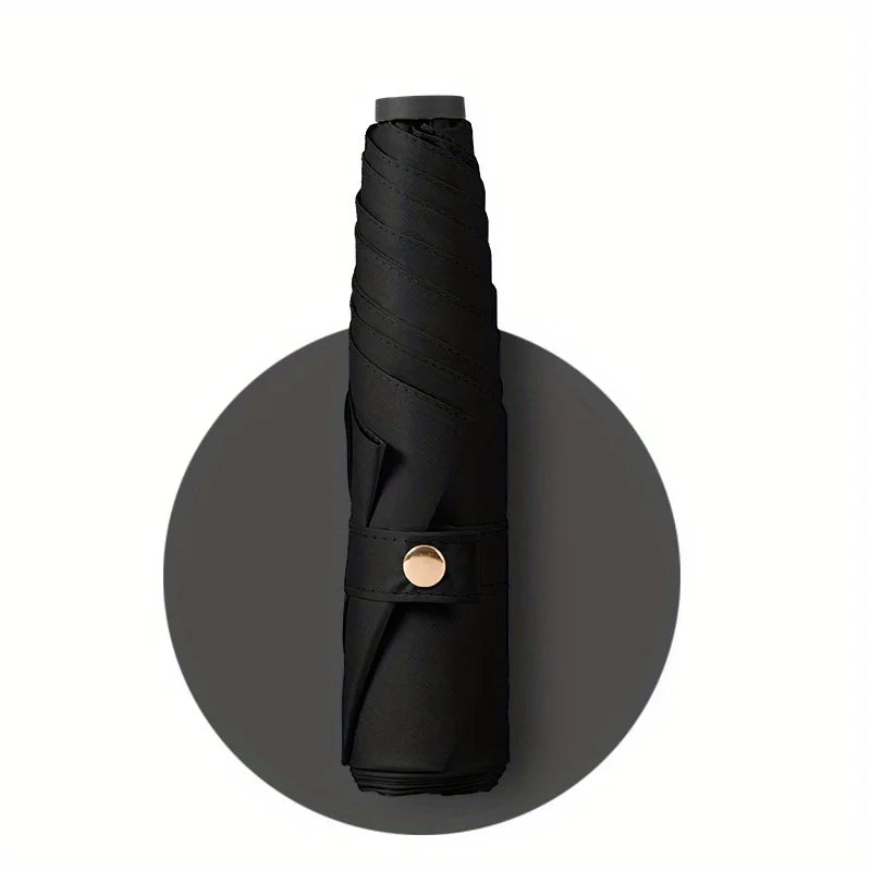 UPF50+ Umbrella Carbon Fiber Sun UV Protection Portable Umbrella Vinyl Folding Rain Parasol Pocket Pencil Umbrella