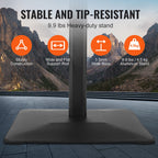 VEVOR 11 x 17 Inch Pedestal Sign Holder Vertical and Horizontal Adjustable Poster Stand Heavy-Duty Floor Standing Sign Holder