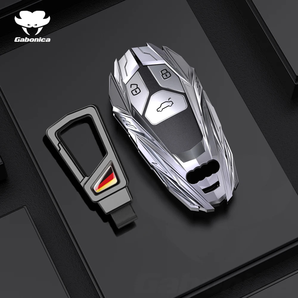 Alloy Car Key Case Cover Shell Fob For Audi A1 A3 Q2L Q3 S3 S5 S6 TT TTS Q7 Q5 A6 A4 A4L Q5L A5 A6L A7 A8 Q8 S4 S8 Accessories