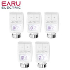 Tuya Smart ZigBee Radiator Actuator TRV Programmable Thermostatic Radiator Valve App Remote Temperature Controller Support Alexa