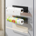 Kitchen Tissue Holder, Household Cling Film, Dishwashing Cloth Storage Bracket, Non Perforated Storage Rack, Roll Paper Holder