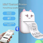 Portable Thermal Printer MINI Wirelessly BT 203dpi Photo Label Memo Wrong Question Printing With USB Cable Imprimante Portable