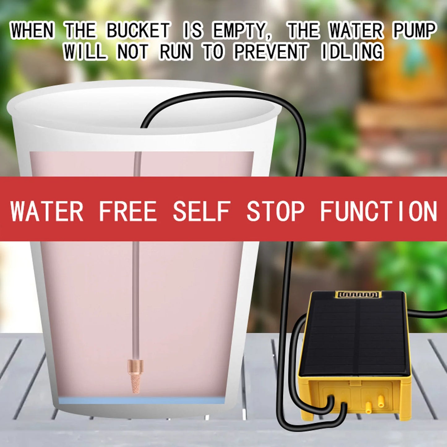 2 Group Automatic Watering System Dual Pump Solar Drip Irrigation System with Rain Sensing Digital Display Screen Child Lock
