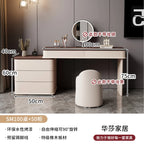 Makeup Mirror Wooden Dresser Set Bedroom Brown Natural Modern Vanity Dressers Nordic Storage Drawer Coiffeuse House Accessories
