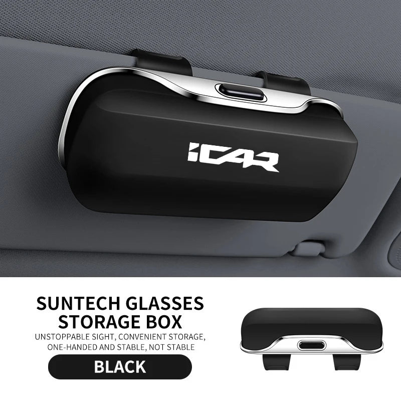Chery Icar 03 V23 03t Jaecoo 6 Ik122t 2025 Accessories Car Visor Sunglasses Car Glasses Case Glasses Holder Clip Box