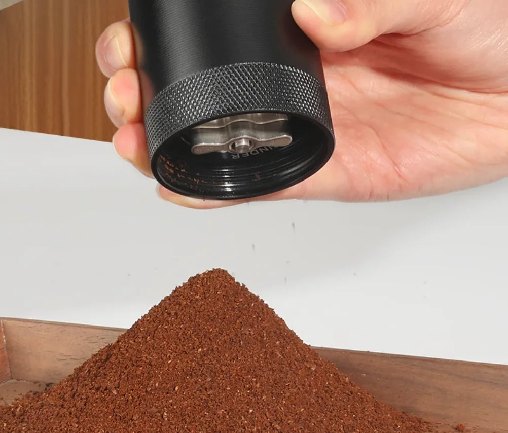 Manual Coffee Grinder Capacity 25g Hand Adjustable Steel Core Burr Manual Coffee Grinder Portable Coffee Bean Grinders Mini