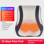 Shiatsu Neck & Back Massager Pillow - Electric Heating & Vibration for Car/Home | AlluCanFind