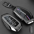 Leather Car Key Case Cover for Great Wall Haval H6 2024 H9 2024 H2 M6 Cool Dog Plus Owl Dragon MAX F7 F7X F7H H8 H3 Accessories