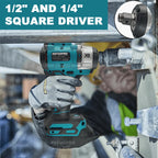 500N.m Brushless Cordless Electric Impact Wrench 1/2inch Power Tools for Makita 18V Battery(No Battery)