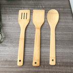 Kitchenware Set Bamboo Spatula Spoon Non-Stick Cooking Spatula Bamboo Spatula Cooking Utensils