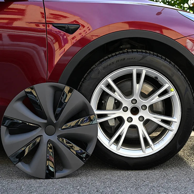4PCS Hubcap 19Inch Wheel Caps Performance Original Car Replacement Wheel Cover Full Rim Cover For Tesla Model Y 2023 Accessories