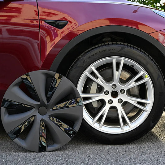 4PCS Hubcap 19Inch Wheel Caps Performance Original Car Replacement Wheel Cover Full Rim Cover For Tesla Model Y 2023 Accessories