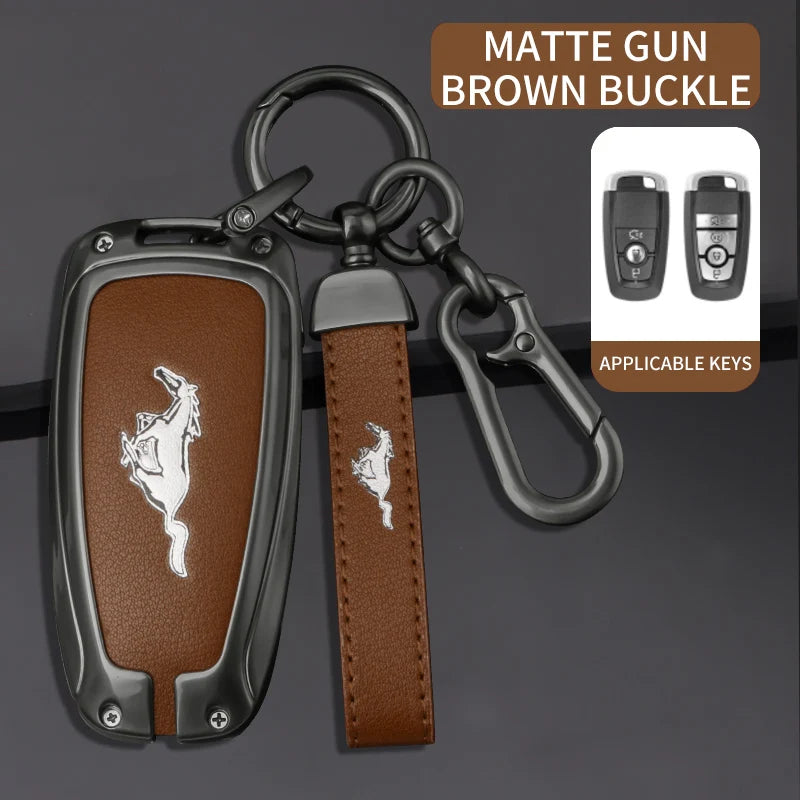 Zinc alloy Car Smart Key Case Cover Protector Shell Fob For Ford Fusion Mondeo Mustang Edge Expedition EXplorer F-150 F-250 F-35